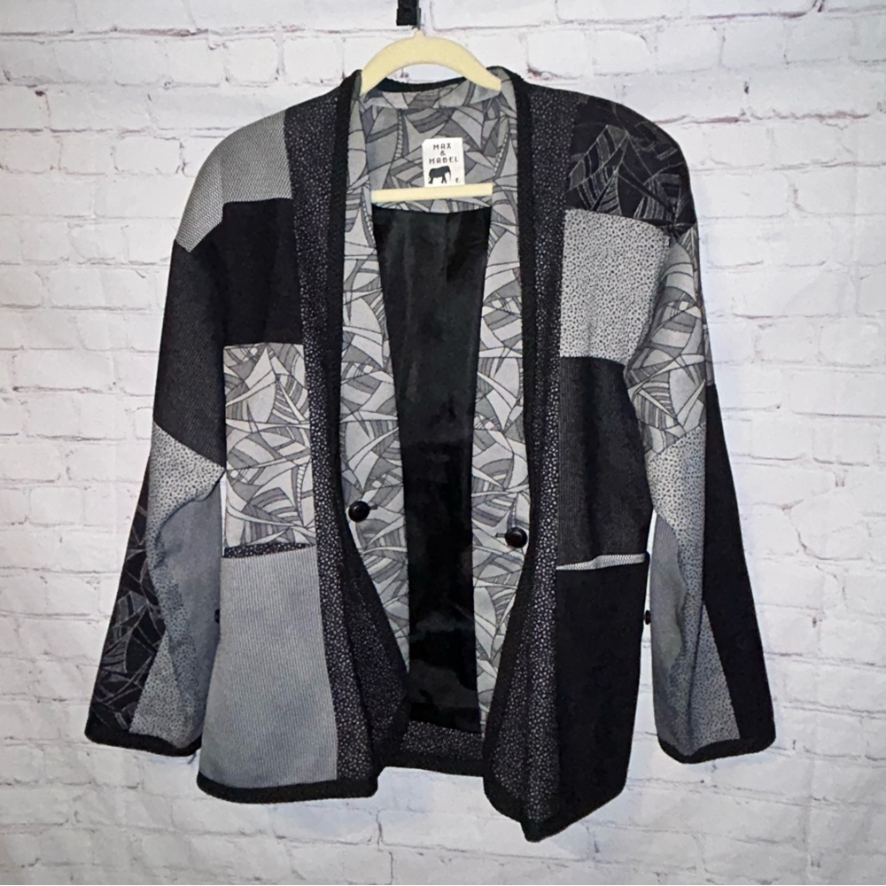 Max & Mabel patchwork jacket size S - Picture 2 of 10